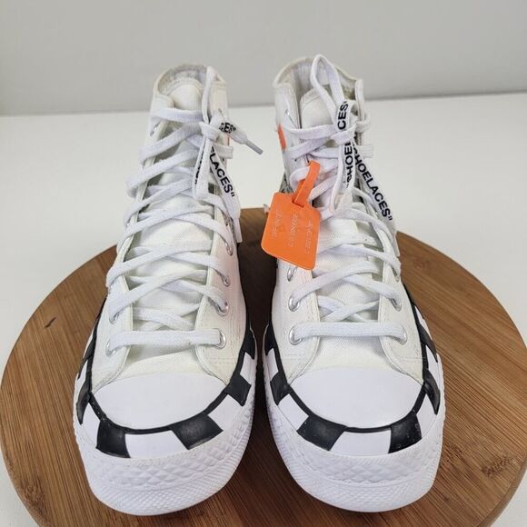 Converse Chuck Taylor All Star 70 Hi Off-White-163862C Virgil Abloh Mens Sz 8 - Picture 3 of 15